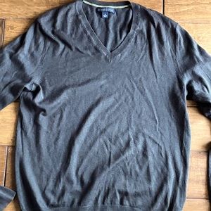 Silk blend V sweater